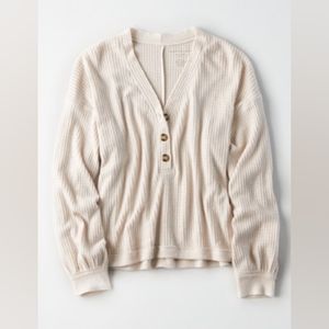 2 American Eagle L/XL Soft Plush Henley